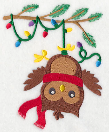 Christmas Lights and Owl - Image 2