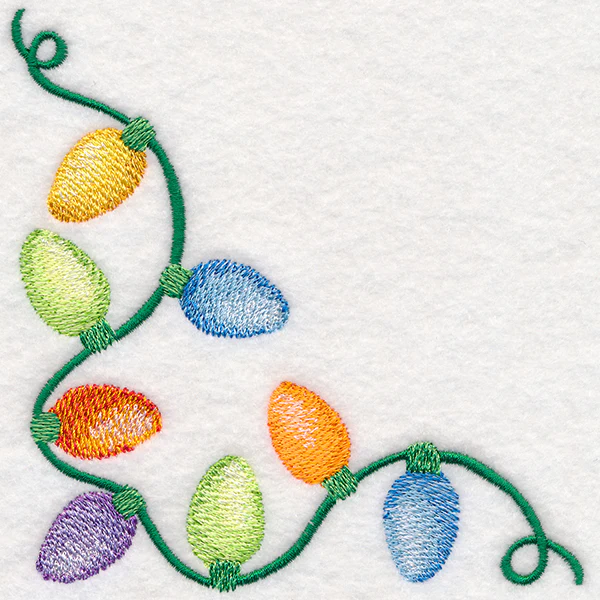 Christmas Lights in Watercolor Corner - Image 2