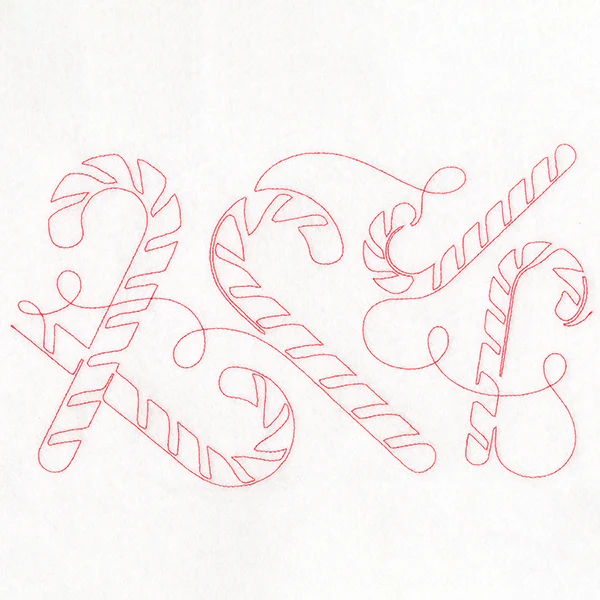 Christmas Magic - Candy Canes (Edge-to-Edge Quilting) - Image 5