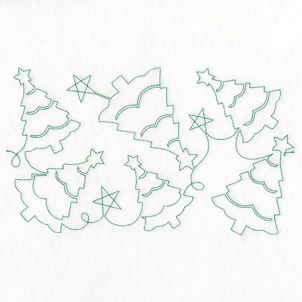 Christmas Magic - Christmas Trees (Edge-to-Edge Quilting) - Image 5