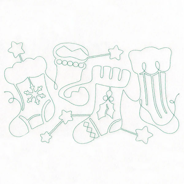 Christmas Magic - Stockings (Edge-to-Edge Quilting) - Image 5