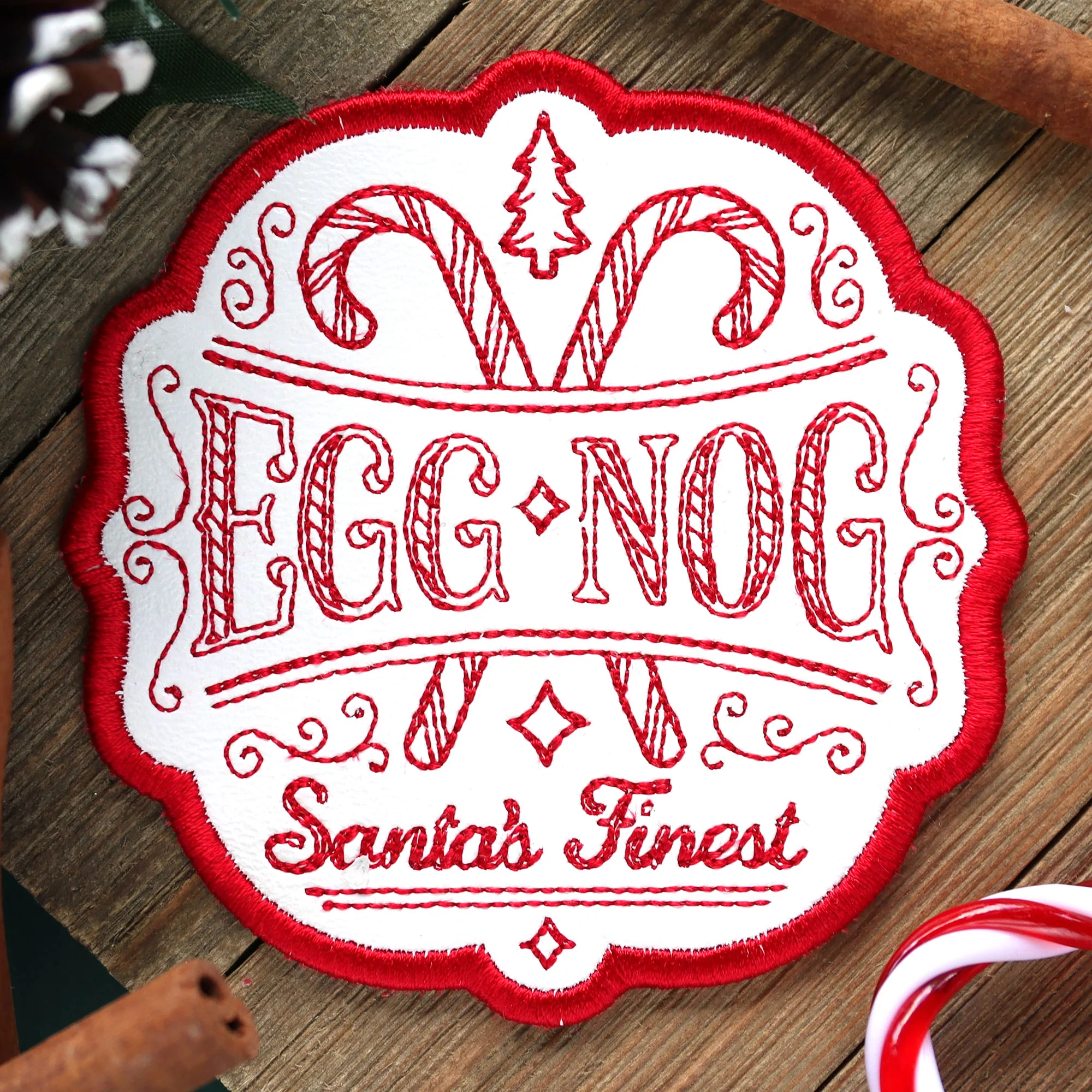 Christmas Market Coaster - Eggnog - Image 3