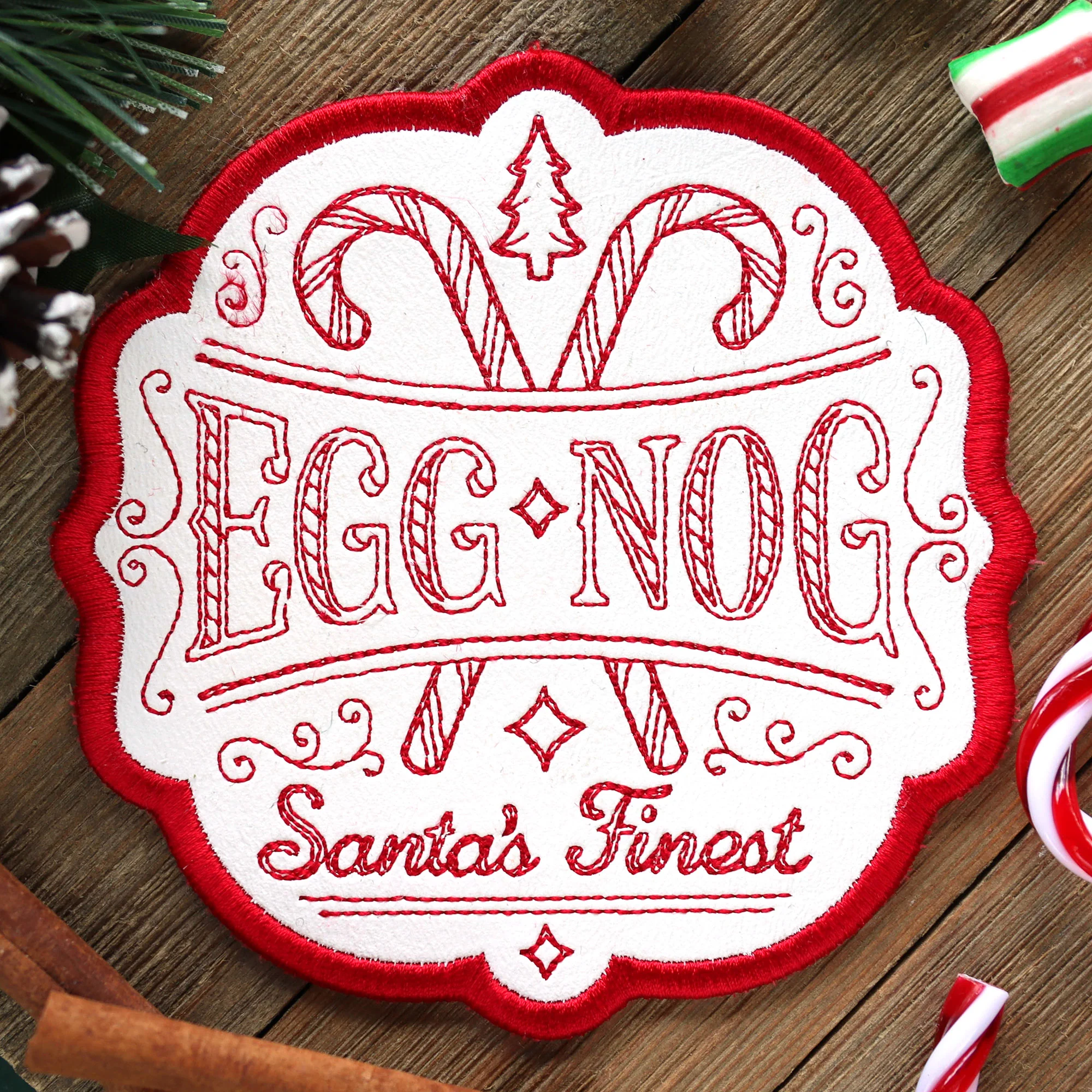 Christmas Market Coaster - Eggnog - Image 5