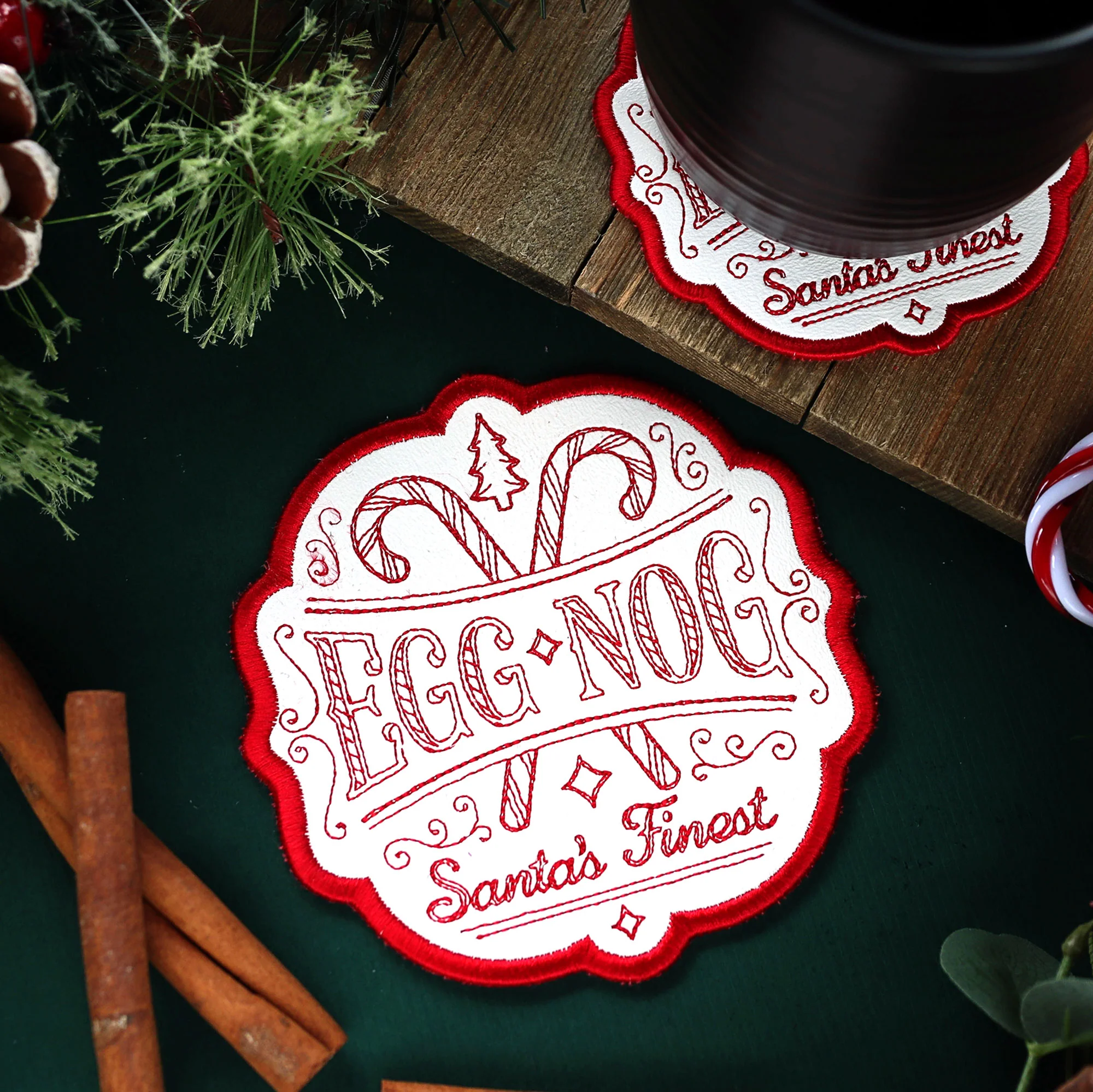 Christmas Market Coaster - Eggnog - Image 6