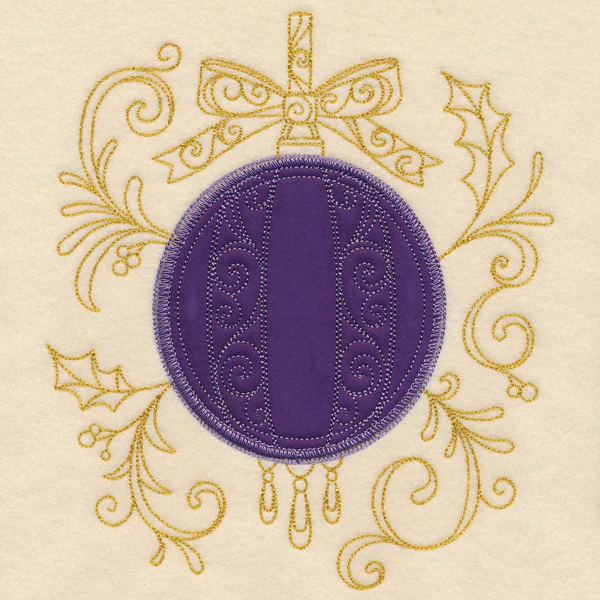 Christmas Memories - Orb Ornament (Heirloom Applique)