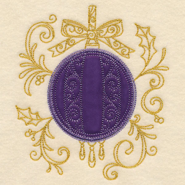 Christmas Memories - Orb Ornament (Heirloom Applique) - Image 4