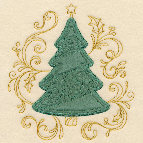 Christmas Memories - Tree (Heirloom Applique) - Image 2