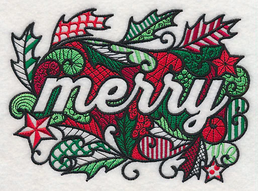 Christmas Merry (Blackwork) - Image 4