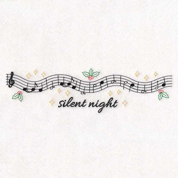 Christmas Music Borders - Silent Night - Image 9