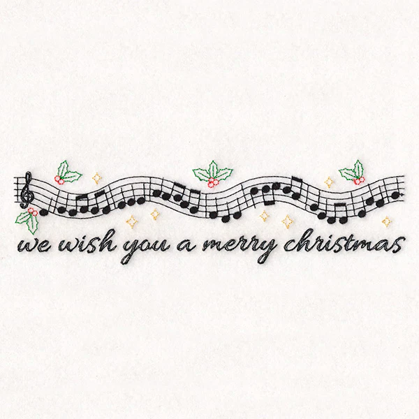 Christmas Music Borders - We Wish You Merry Christmas - Image 3