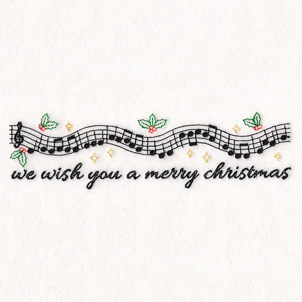 Christmas Music Borders - We Wish You Merry Christmas - Image 7