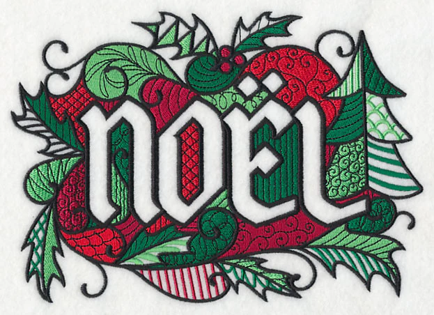 Christmas Noel (Blackwork) - Image 2