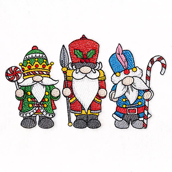 Christmas Nutcracker Gnomes Trio - Image 4