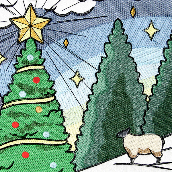 Christmas on the Farm Scene - Block 1 - Image 11