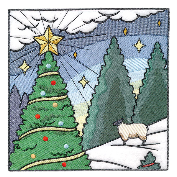 Christmas on the Farm Scene - Block 1 - Image 17