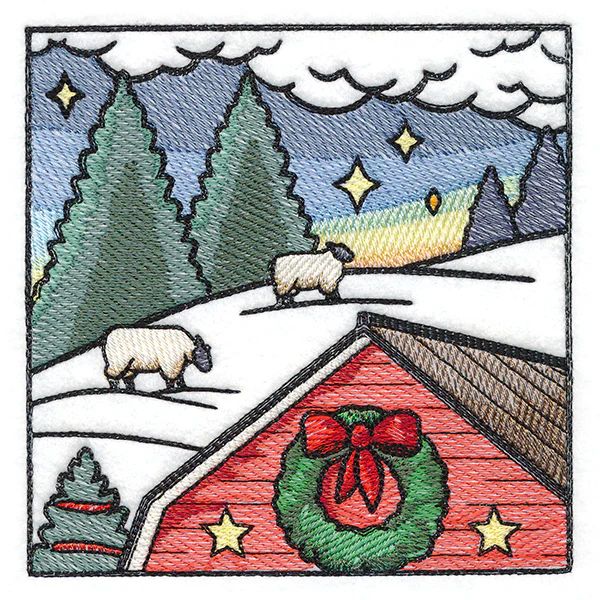 Christmas on the Farm Scene - Block 2 - Image 10