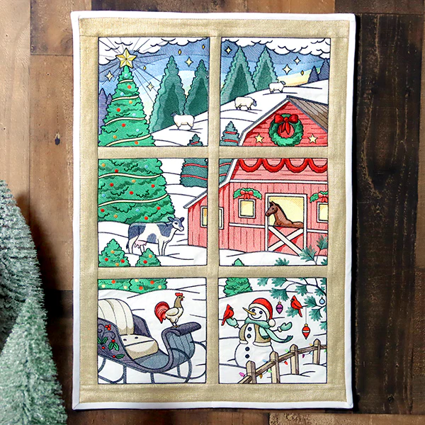 Christmas on the Farm Scene - Block 2 - Image 14