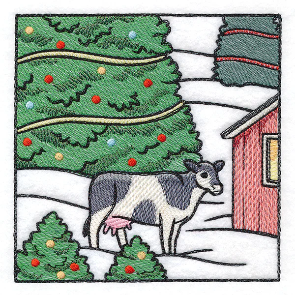 Christmas on the Farm Scene - Block 3 - Image 10
