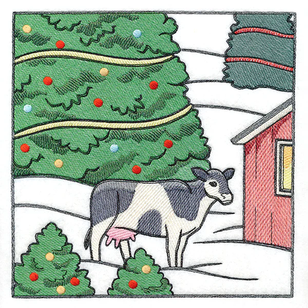 Christmas on the Farm Scene - Block 3 - Image 13