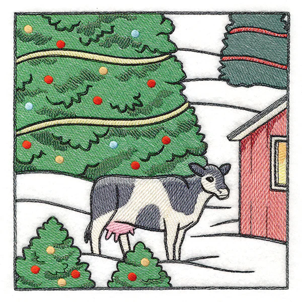 Christmas on the Farm Scene - Block 3 - Image 4
