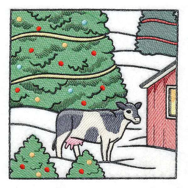 Christmas on the Farm Scene - Block 3 - Image 7
