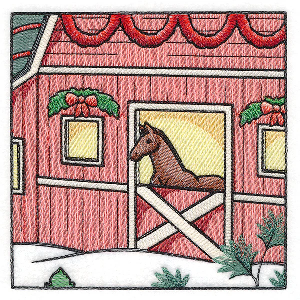 Christmas on the Farm Scene - Block 4 - Image 7