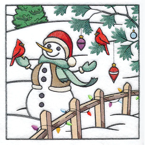 Christmas on the Farm Scene - Block 6 - Image 13