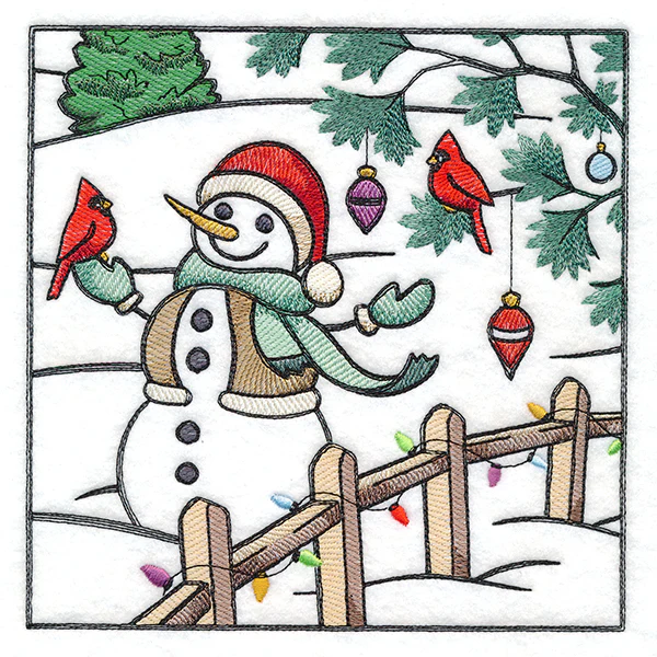Christmas on the Farm Scene - Block 6 - Image 4