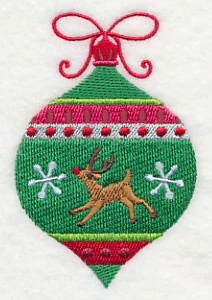 Christmas Ornament with Reindeer - Image 2