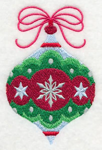 Christmas Ornament with Snowflake - Image 2