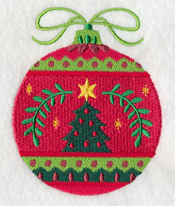 Christmas Ornament with Tree - Image 2