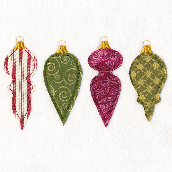 Christmas Ornaments Border (Crafty Cut Applique) - Image 3