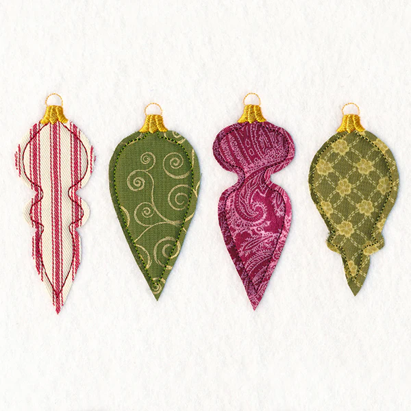 Christmas Ornaments Border (Crafty Cut Applique) - Image 4