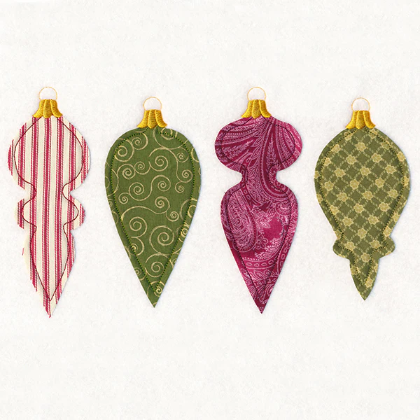 Christmas Ornaments Border (Crafty Cut Applique) - Image 5