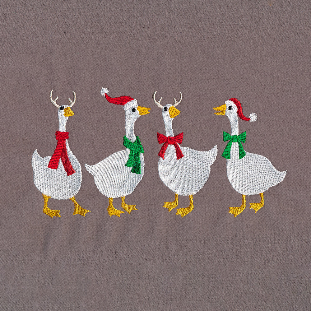 Christmas Party Geese Border - Image 3