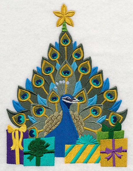 Christmas Peacock Tree - Image 3