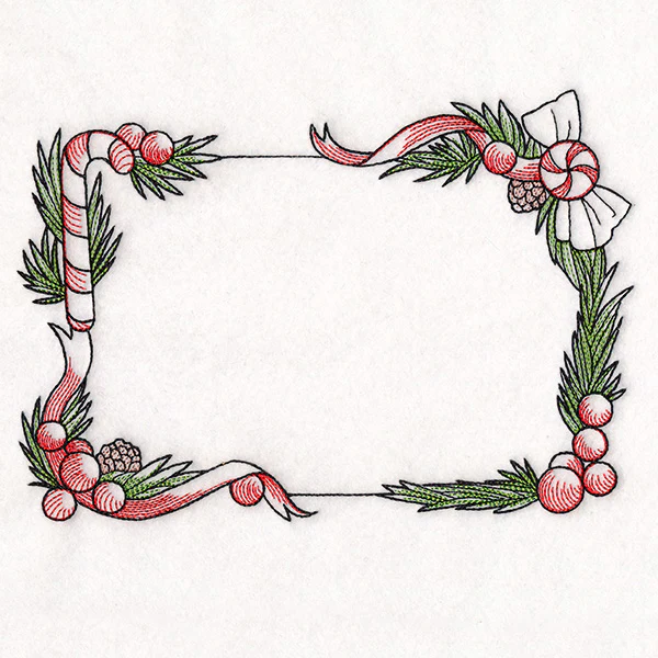 Christmas Peppermints Quilt Label - Image 2