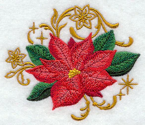 Christmas Poinsettia with Echoes - Image 4