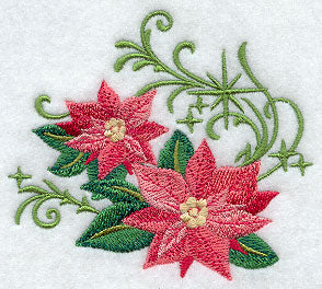 Christmas Poinsettias with Echoes - Image 4