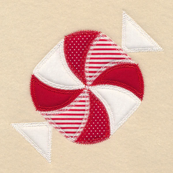 Christmas Quilt Block - Candy (In-the-Hoop) - Image 2