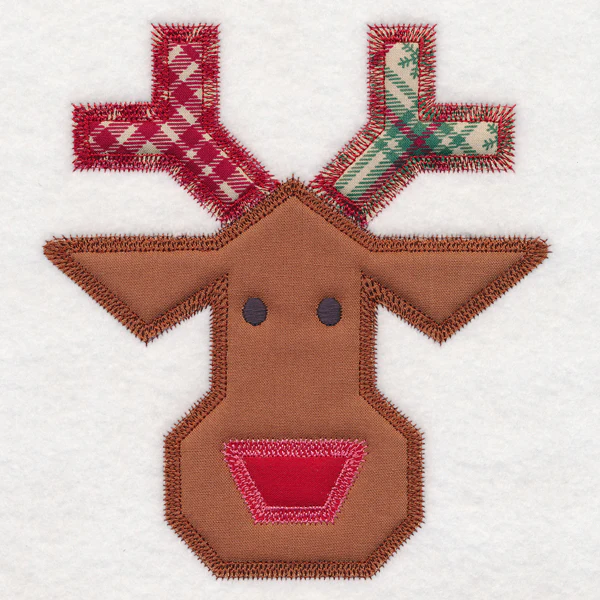 Christmas Quilt Block - Reindeer (In-the-Hoop) - Image 6