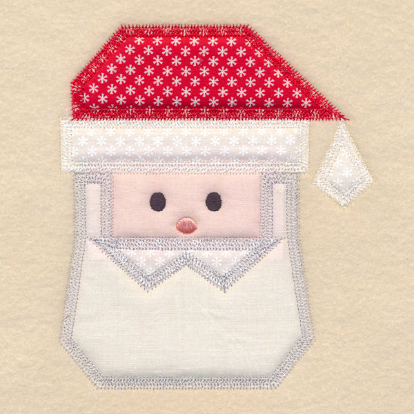 Christmas Quilt Block - Santa (In-the-Hoop) - Image 6
