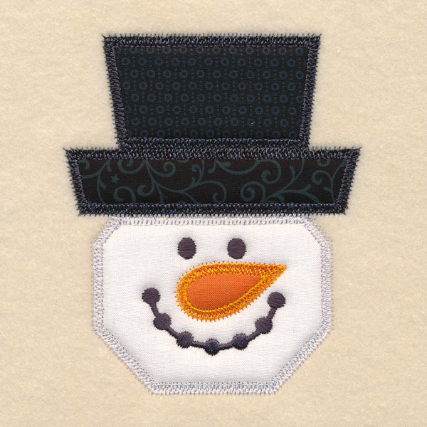 Christmas Quilt Block - Snowman (In-the-Hoop) - Image 3
