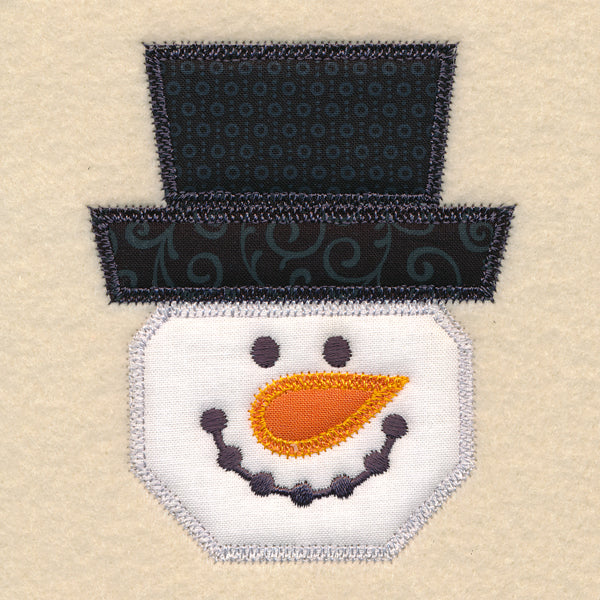 Christmas Quilt Block - Snowman (In-the-Hoop) - Image 4