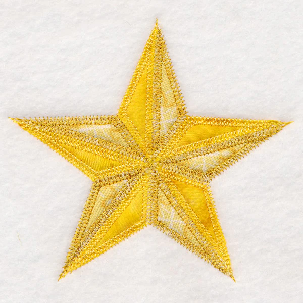 Christmas Quilt Block - Star (In-the-Hoop) - Image 4