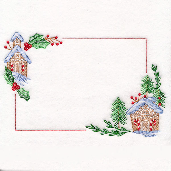 Christmas Quilt Labels - Gingerbread House - Image 4