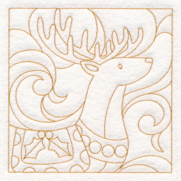 Christmas Quilting - Reindeer (Double Run) - Image 3