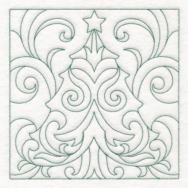 Christmas Quilting - Tree (Double Run) - Image 2