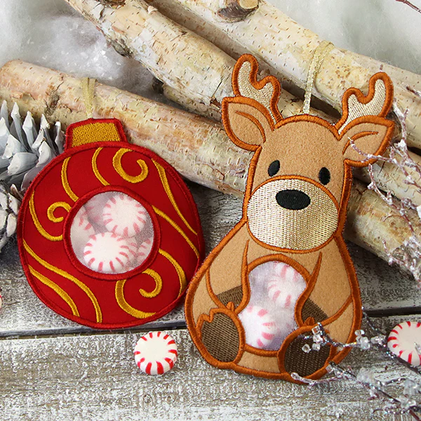 Christmas Reindeer Candy Holder (In-the-Hoop) - Image 10