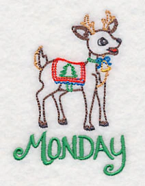 Christmas Reindeer - Monday (Vintage) - Image 2